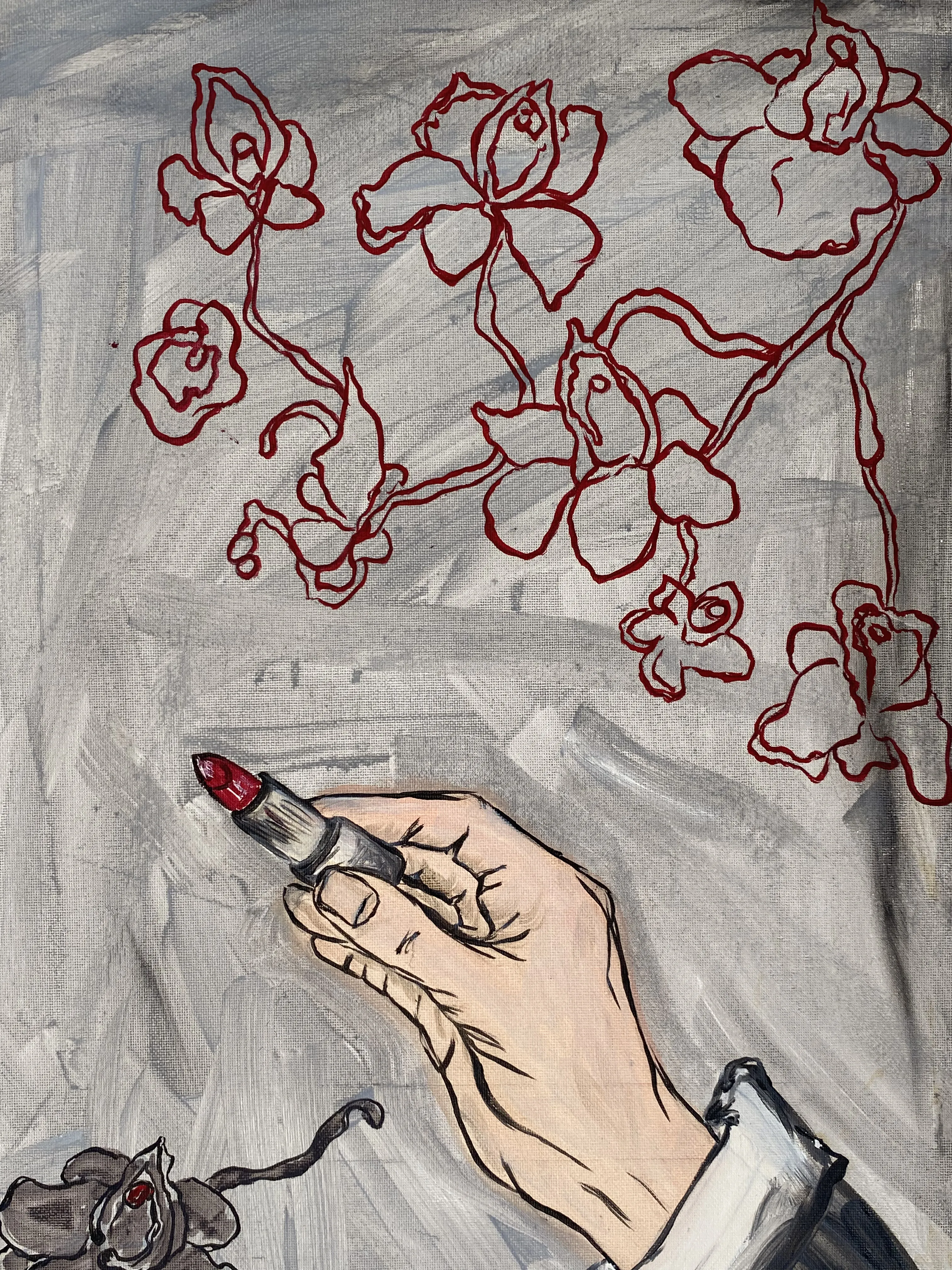 Image of "The hook trick" by Ellada , size: 70*80, made of Oil on Canvas, Painting medium, from LONDON, priced at €300 (≈ 15,459 грн) Photo 3 of 5.