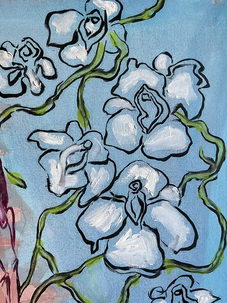 Image of “Take new one” by Ellada , size: 70*90, made of Oil on Canvas, Painting medium, from London, priced at £1500 Photo 2 of 4.