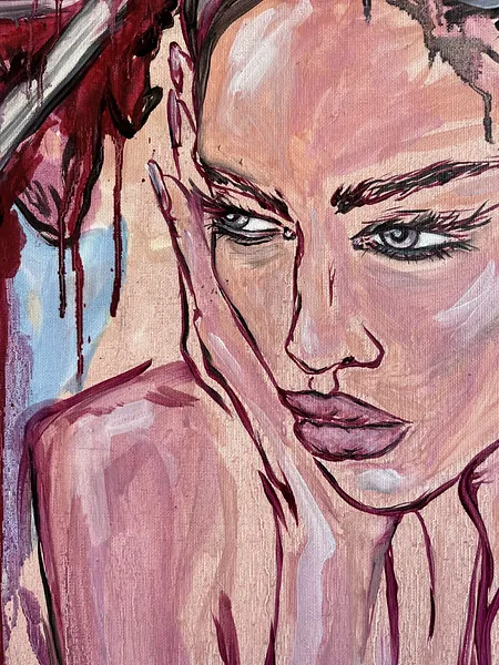 Image of “Take new one” by Ellada , size: 70*90, made of Oil on Canvas, Painting medium, from London, priced at £1500 Photo 4 of 4.