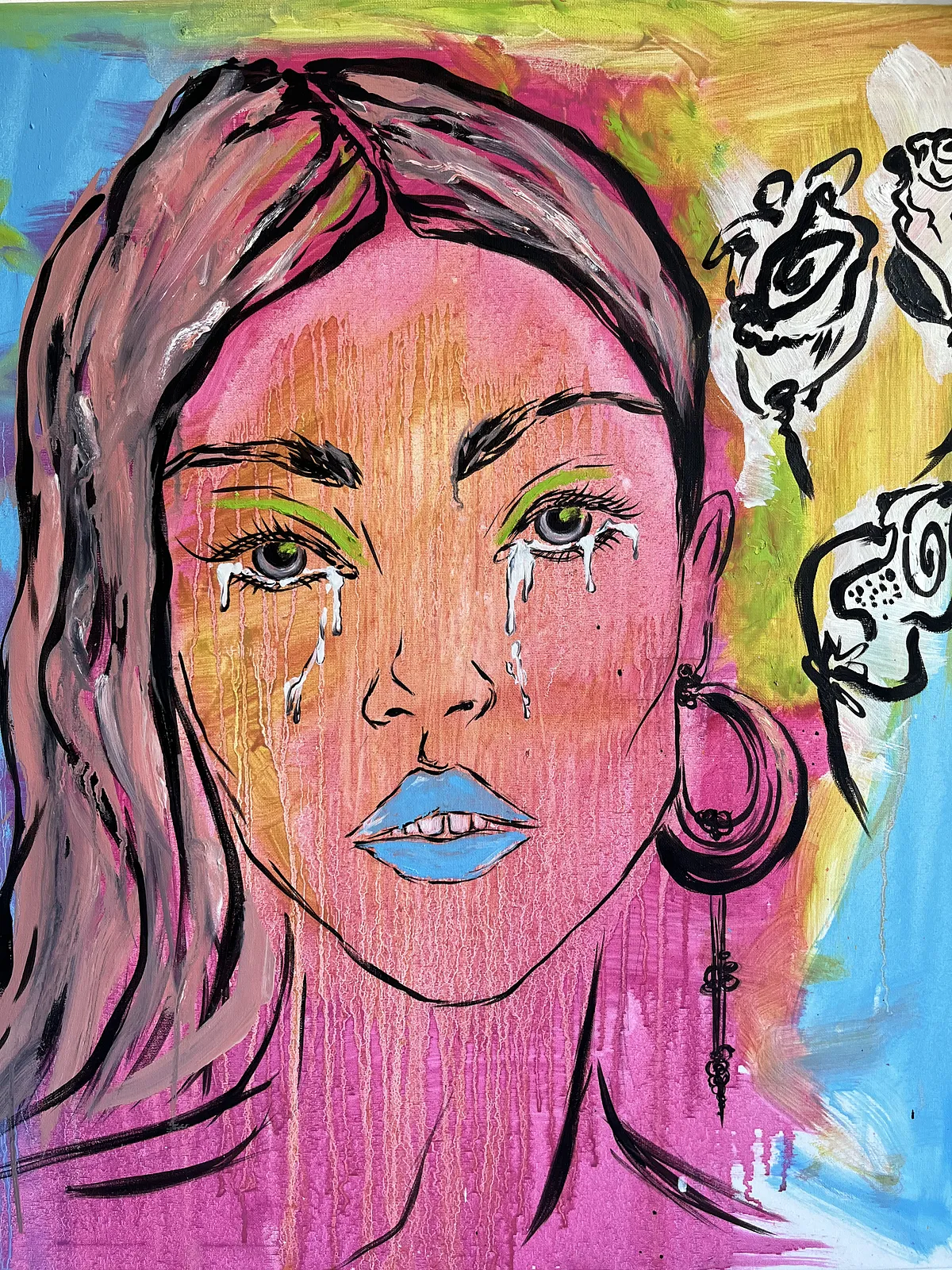 Image of “That voyage never happened” by Ellada , size: 70*80, made of Oil on Canvas, Painting medium, from London, priced at $500 Photo 2 of 3.
