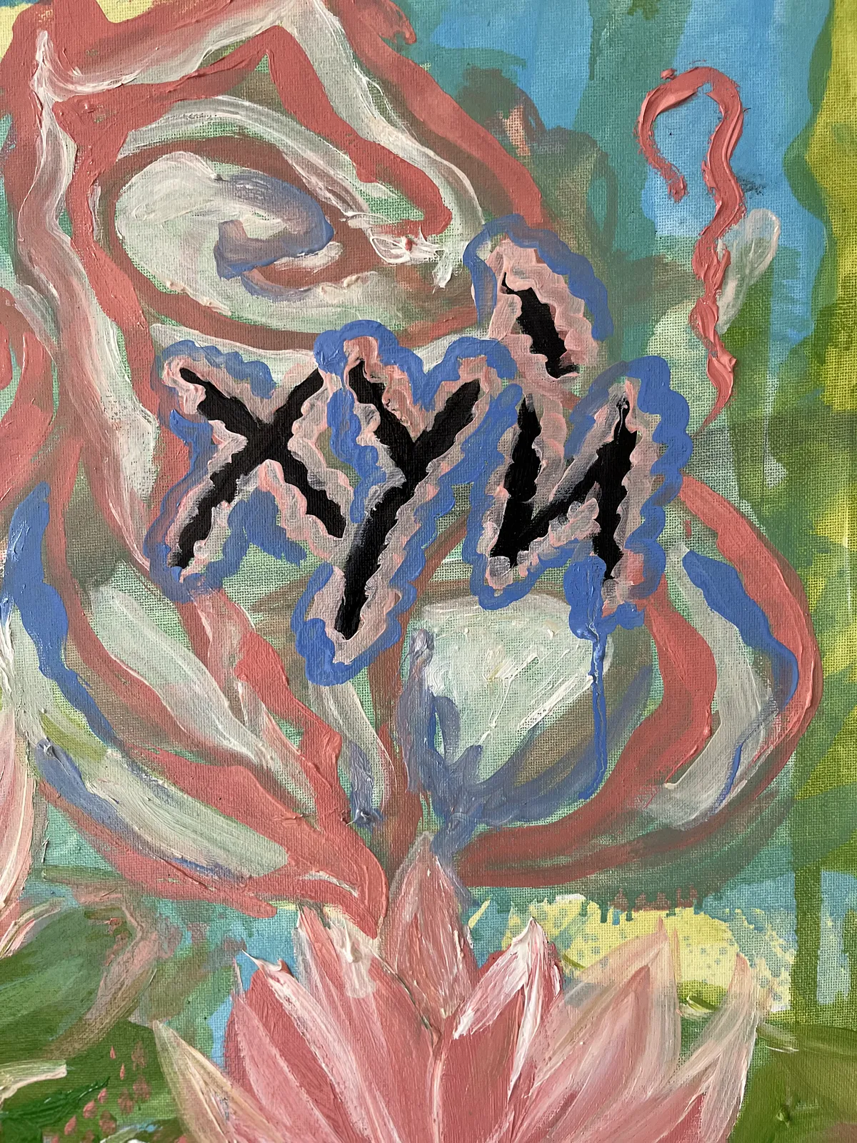 Image of "Hyi" by Ellada , size: 60*60, made of Oil on Canvas, from London, priced at $500 Photo 2 of 6.