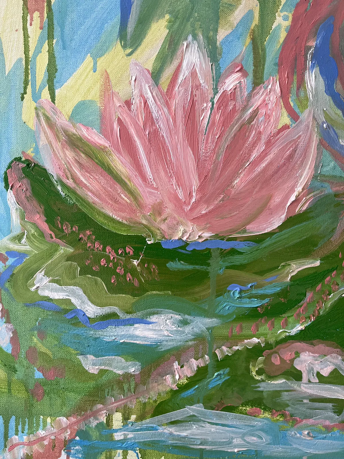 Image of "Hyi" by Ellada , size: 60*60, made of Oil on Canvas, from London, priced at $500 Photo 3 of 6.