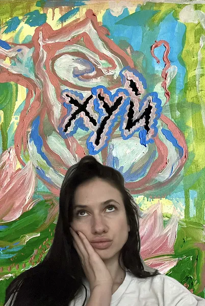 Image of "Hyi" by Ellada , size: 60*60, made of Oil on Canvas, from London, priced at $700 Photo 6 of 6.