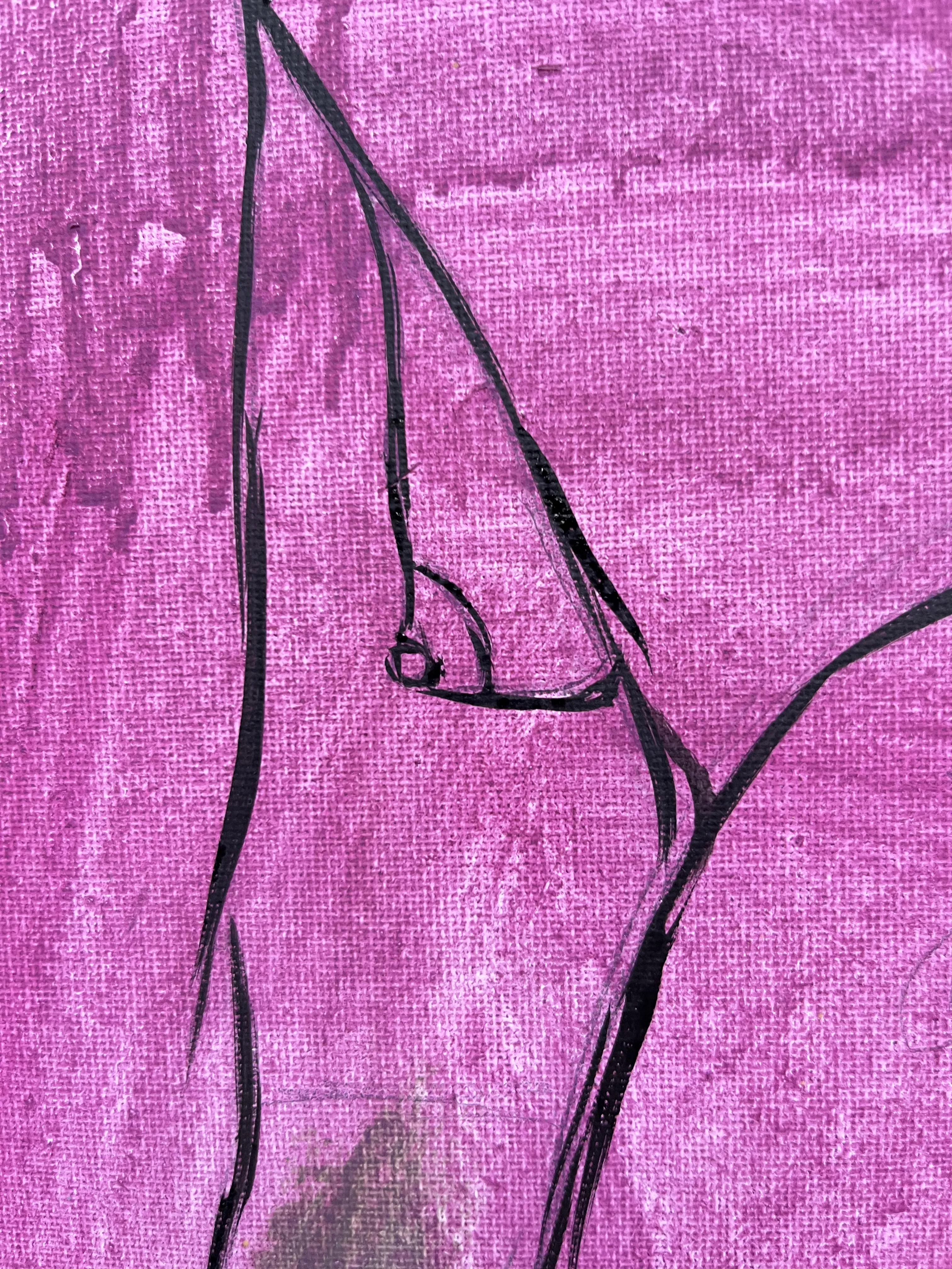 Image of "Yellow" by Ellada , size: 60*60, made of Oil on Canvas, Painting medium, from London, priced at £700 Photo 2 of 2.